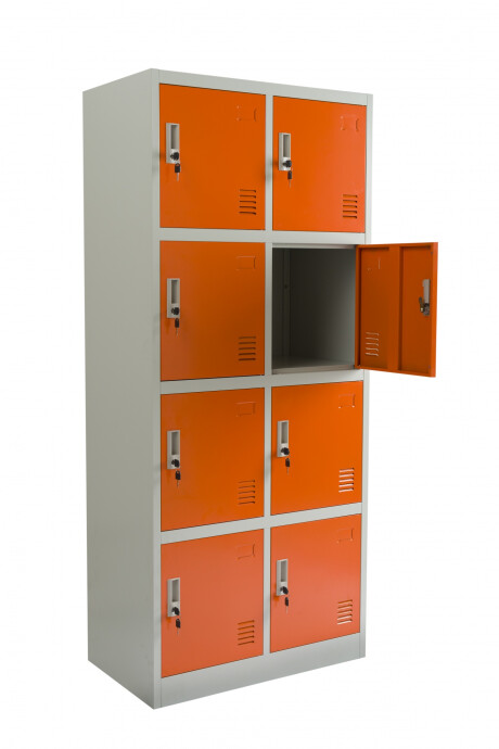 Guardabultos Locker Metálicos De 8 Puertas Guardarropa Guardabultos Locker Metálicos De 8 Puertas Guardarropa