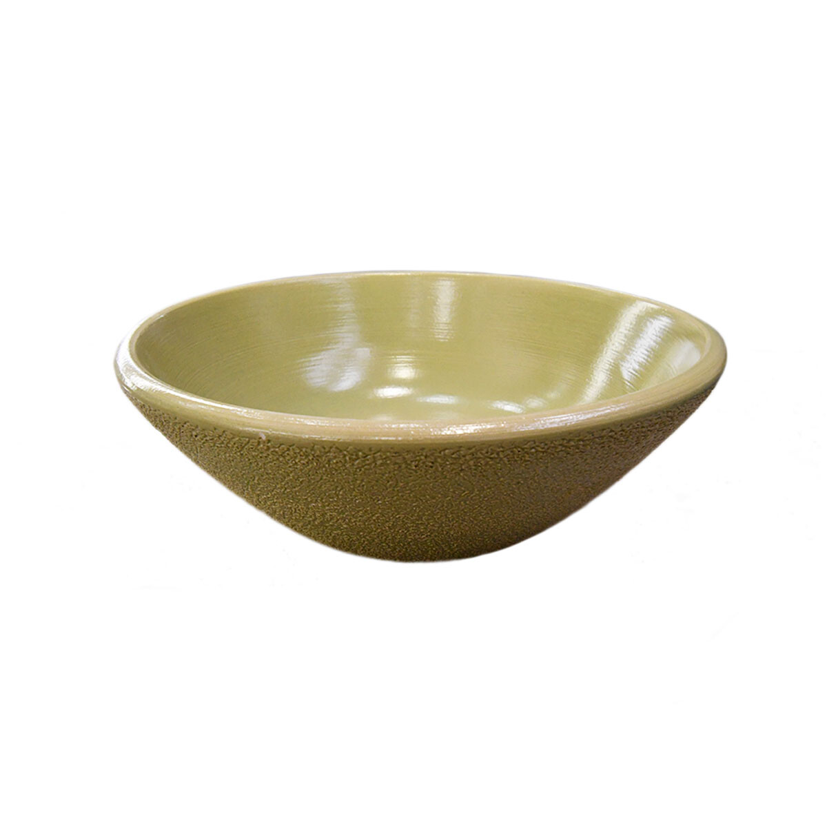 BACHA DE PIEDRA 35X11 BACHA ELIPTICA MONOCOLOR VERDE 