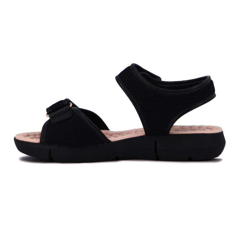 Modare Sandalia Unatira C/ Velcro Y Pulsera Negro