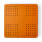 Panel perforado pegboard metálico organizador de pared 40x40 cm – Multiuso para el hogar Naranja