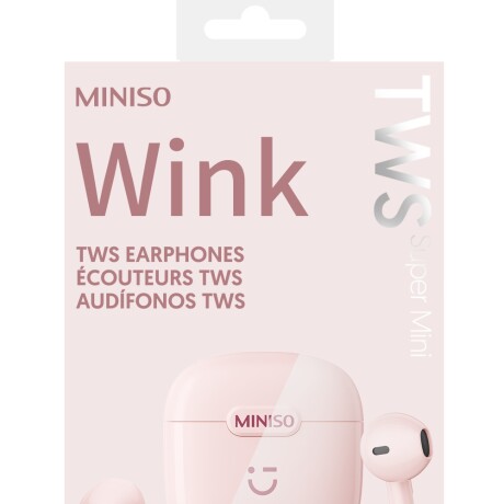 Auriculares wink rosa