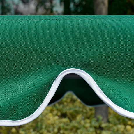 Hamaca De Jardín Exterior Con Toldo Para 3 Personas + 2 Almohadones Hog001009