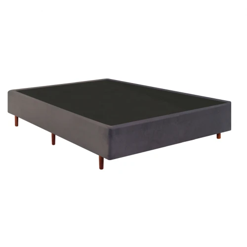 Base Sommier 2 Plazas - Mannes - Cinza Base Sommier 2 Plazas - Mannes - Cinza