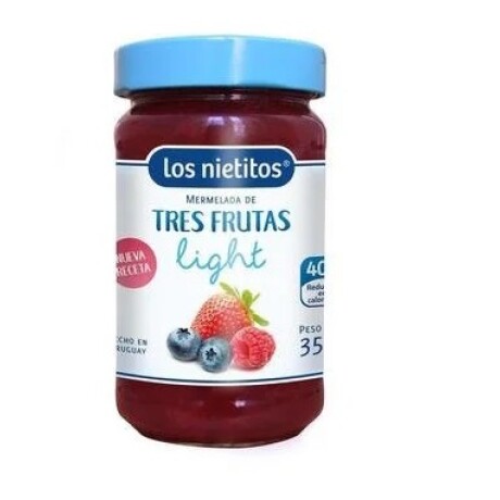 MERMELADA LOS NIETITOS LIGHT 350G 3 FRUTAS MERMELADA LOS NIETITOS LIGHT 350G 3 FRUTAS