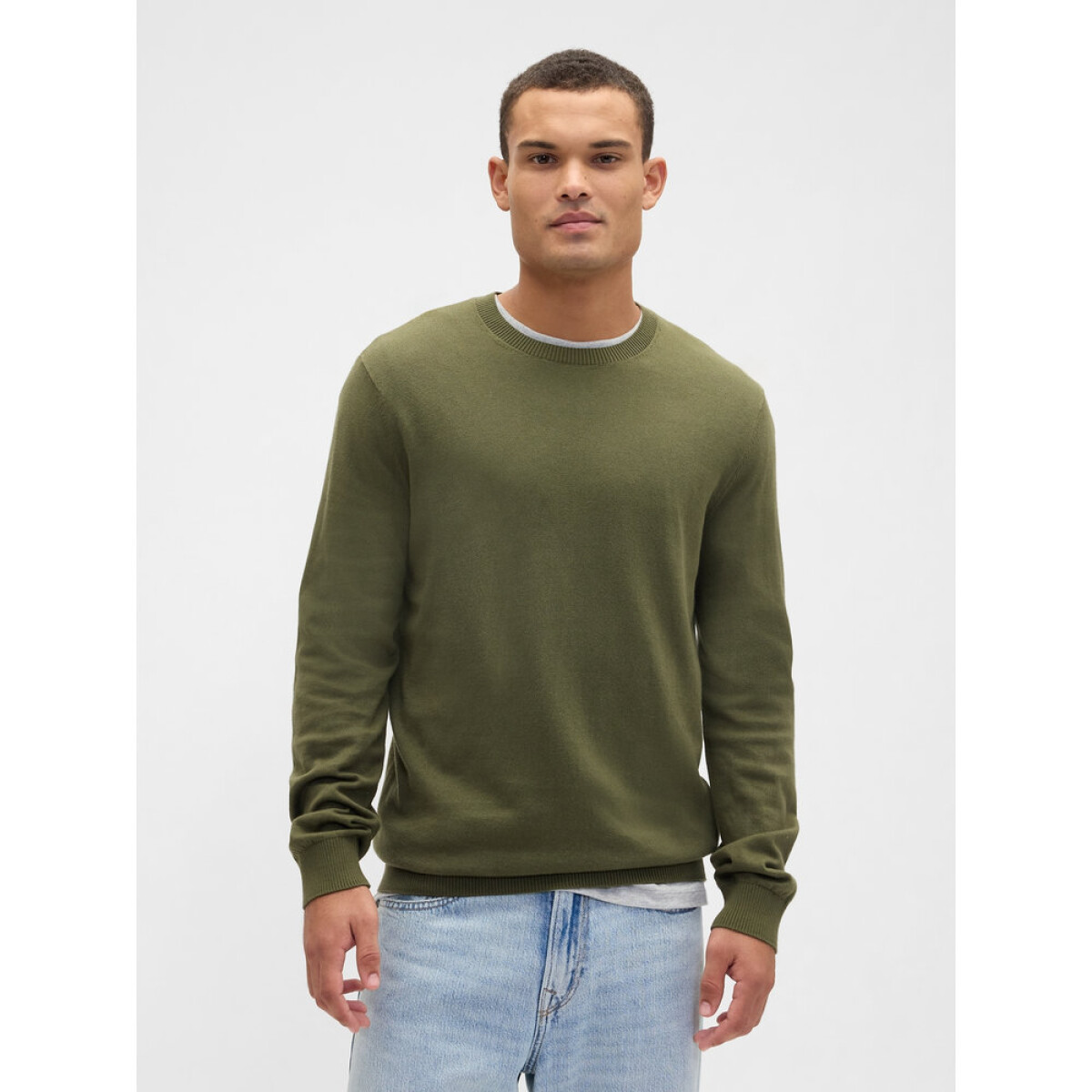 V-FA25 SOLID CORE CREW - ARMY JACKET GREEN 
