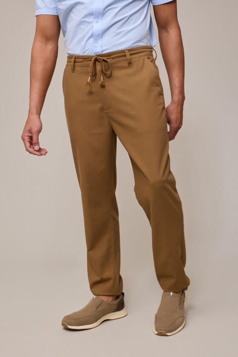 PANTALON LINO AVALONS26 POLANCO Kaki