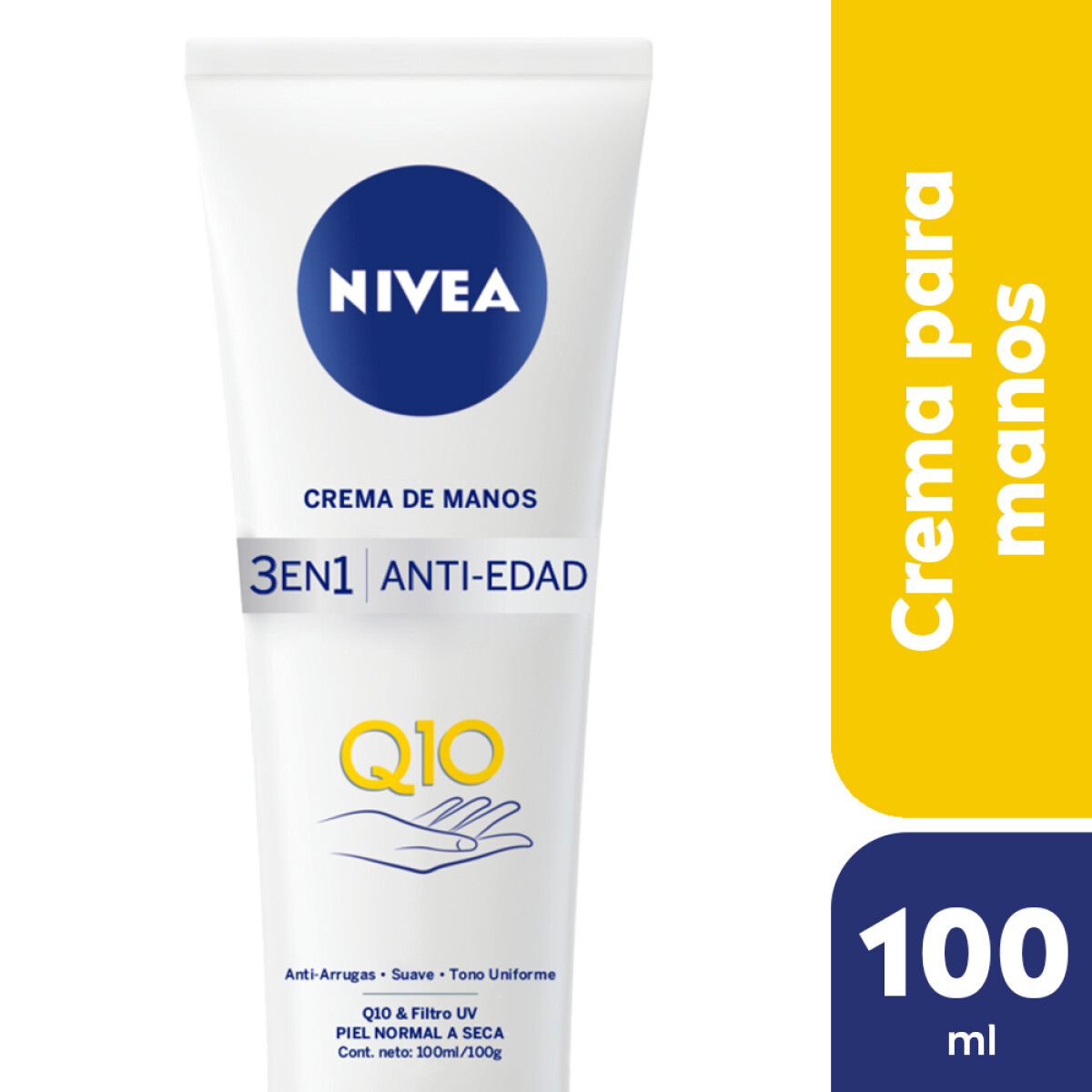 NIVEA CREMA DE MANOS Q10 ANTI-EDAD 100gr 