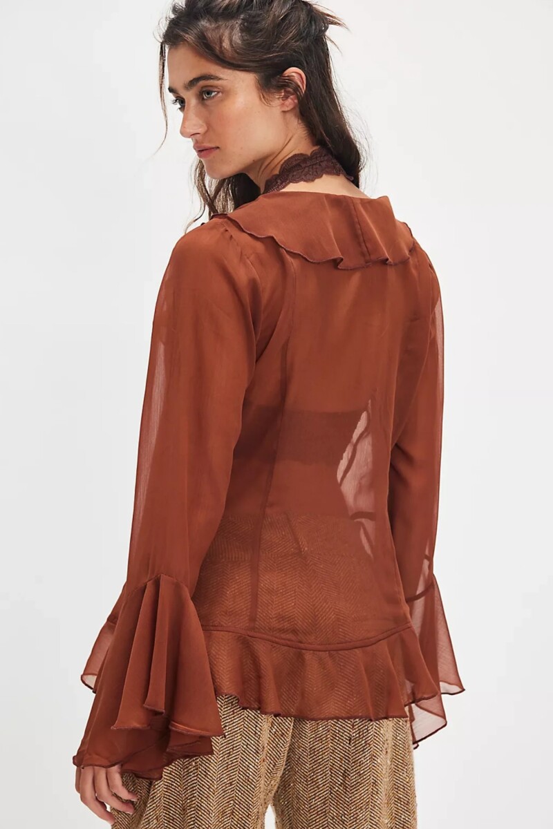 BALI TULULA CHIFFON Marron