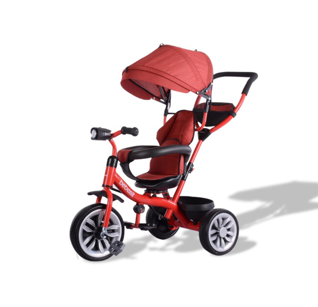 Bebesit Triciclo 360 asiento giratorio - rojo 
