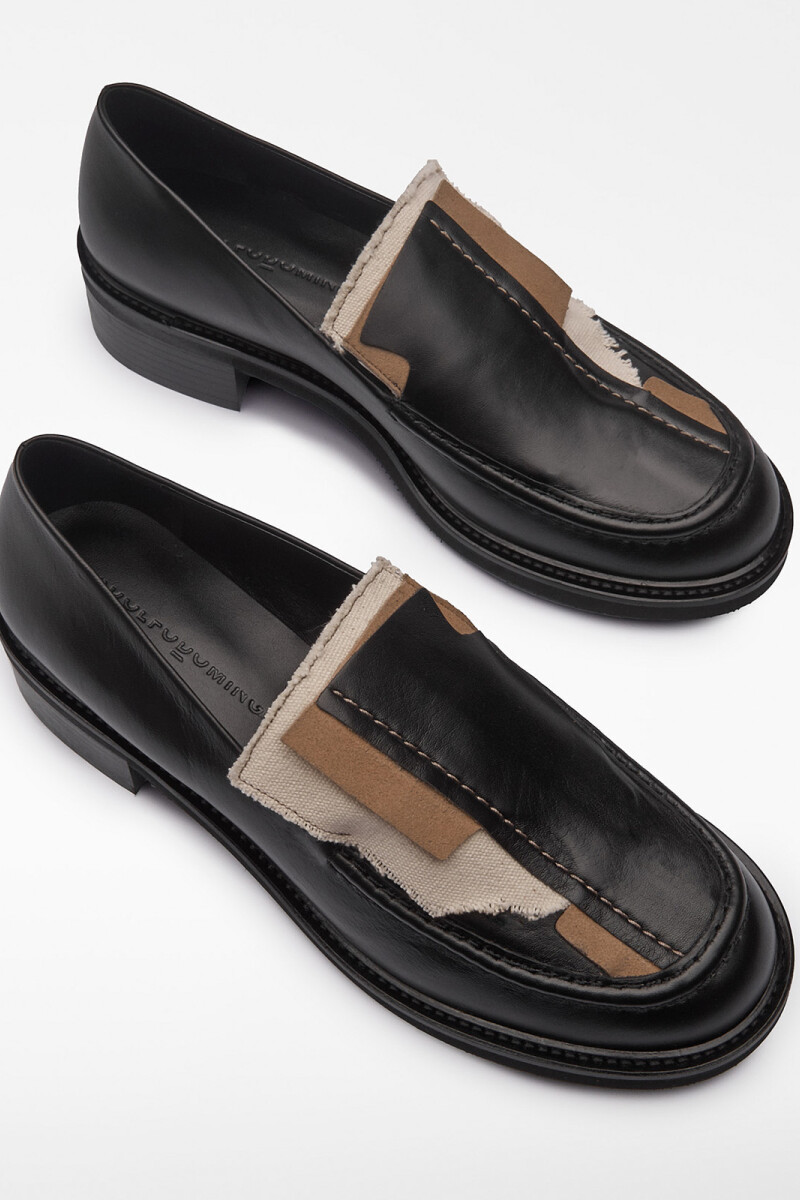 MOCASÍN TACÓN Negro
