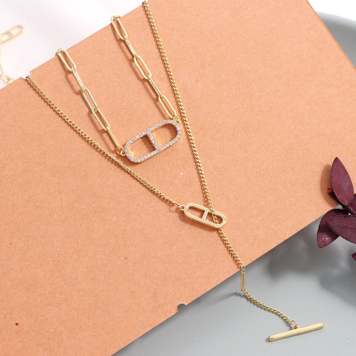 Gargantilla Doble Cadena - Sol 