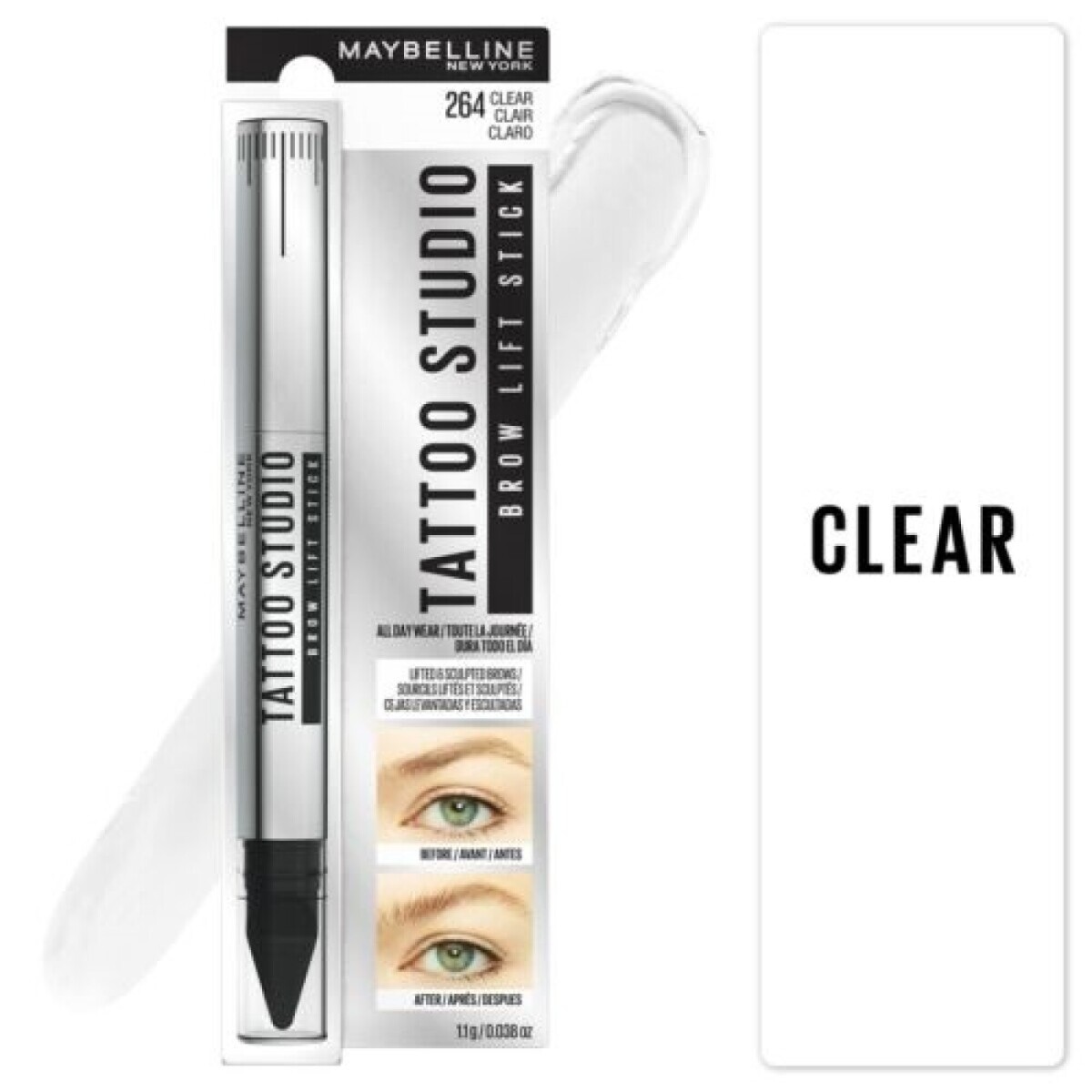 Maybelline Tattoo Studio Delineador De Cejas N°264 Claro – Delineador De Cejas Preciso