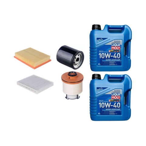 KIT DE FILTROS Y ACEITE 10W40 LIQUI MOLY Kit De Filtros Y Aceite 10w40 Liqui Moly
