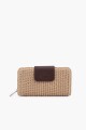 Billetera rafia chocolate