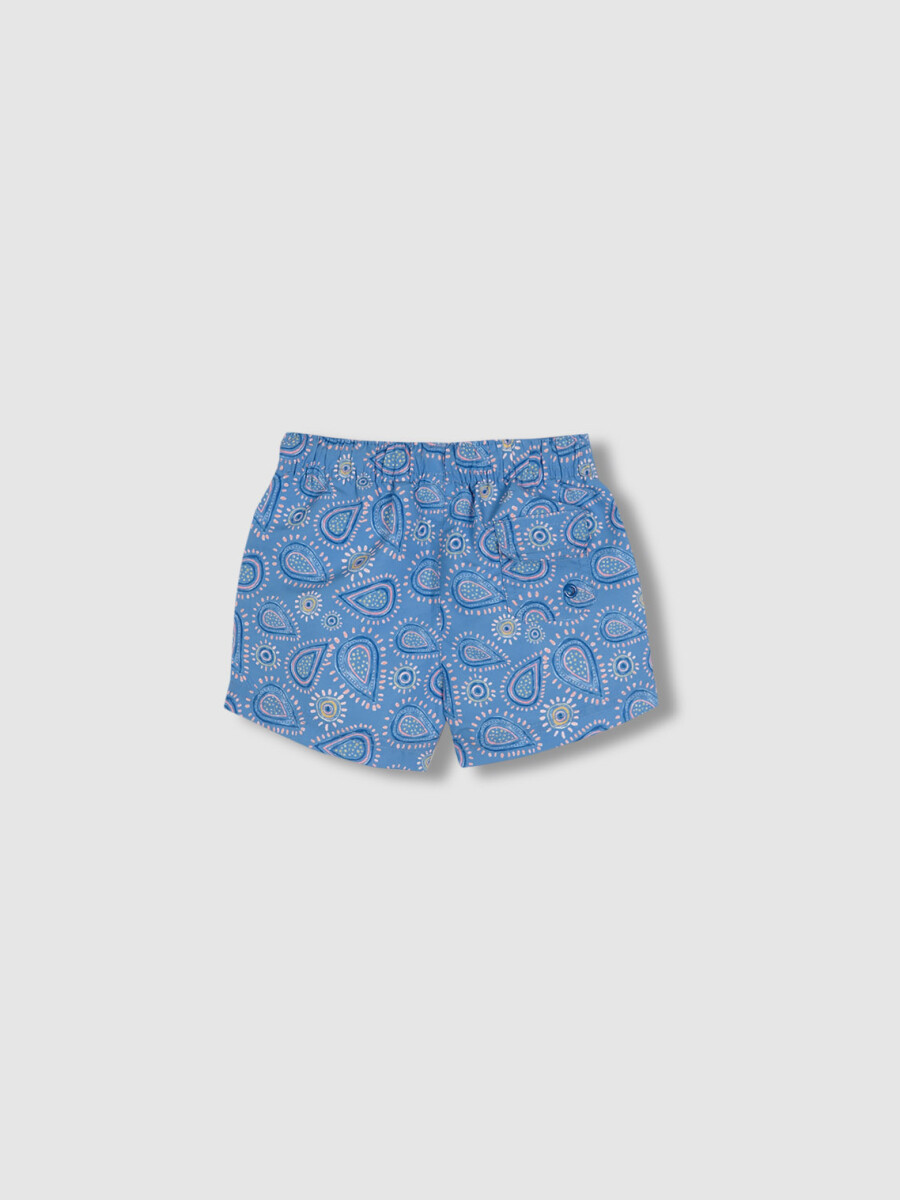 Boxer Estampado Cowboy Azul
