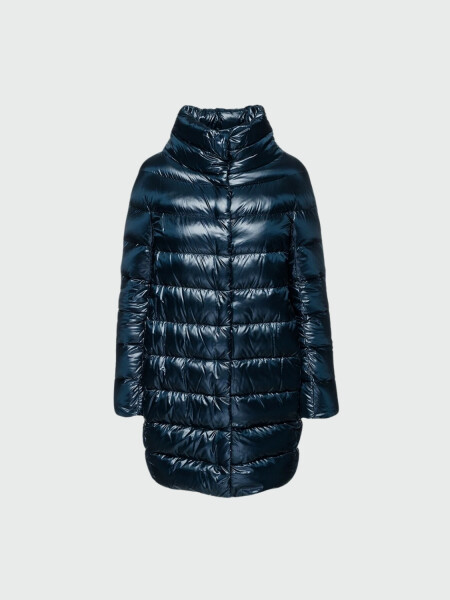 Herno-Chaqueta de nylon rellena de plumas, Dora Azul