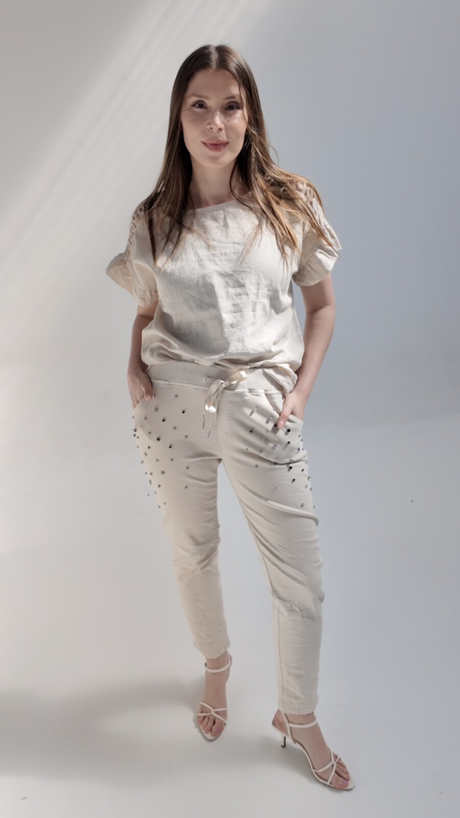 Pantalón Loisa Beige