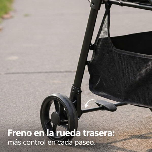 Coche De Bebe Legendary Asiento Giratorio 360º V6 COCHE BEBE LEGENDARY NEGRO V6