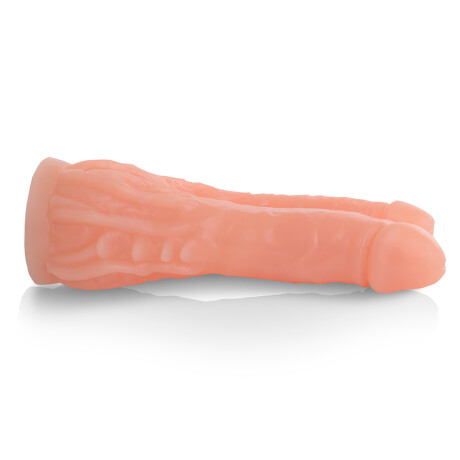 Consolador Doble Placer Macizo Piel