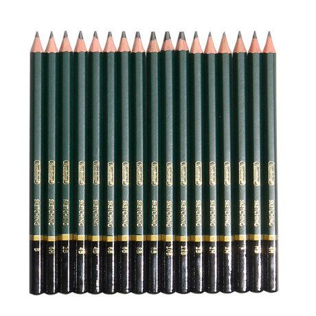 Set Dibujo 42pcs Lápices C/estuche + Acc Arte Sketch Esc007003