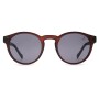 Lentes De Sol Eco Friendly Redondo Negro/Marrón