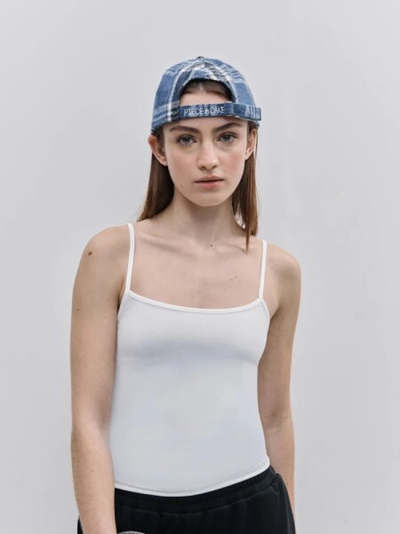 MUSCULOSA P.CAKE TULIPAN BLANCO
