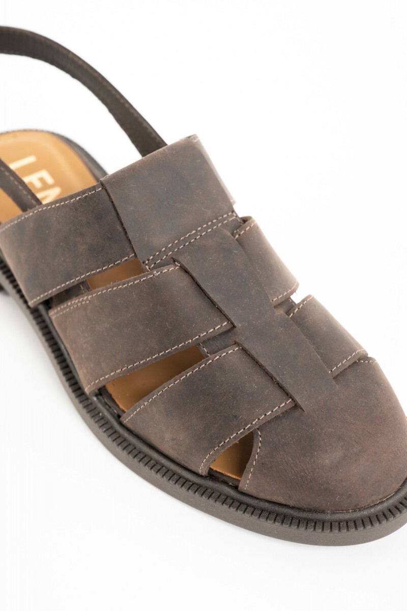 Cangrejera Cuero Chocolate