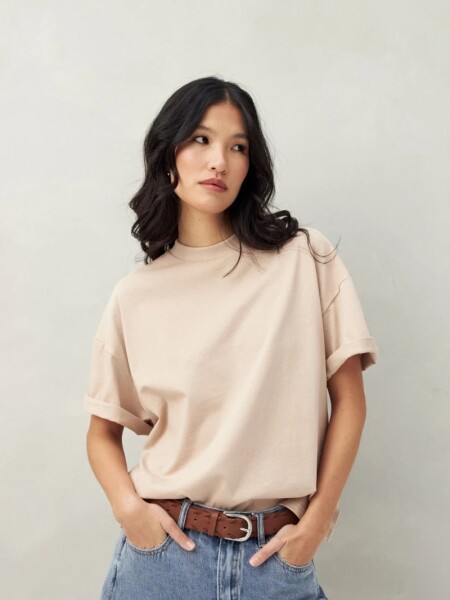 T-SHIRT D.CASSIN ZERICA BEIGE