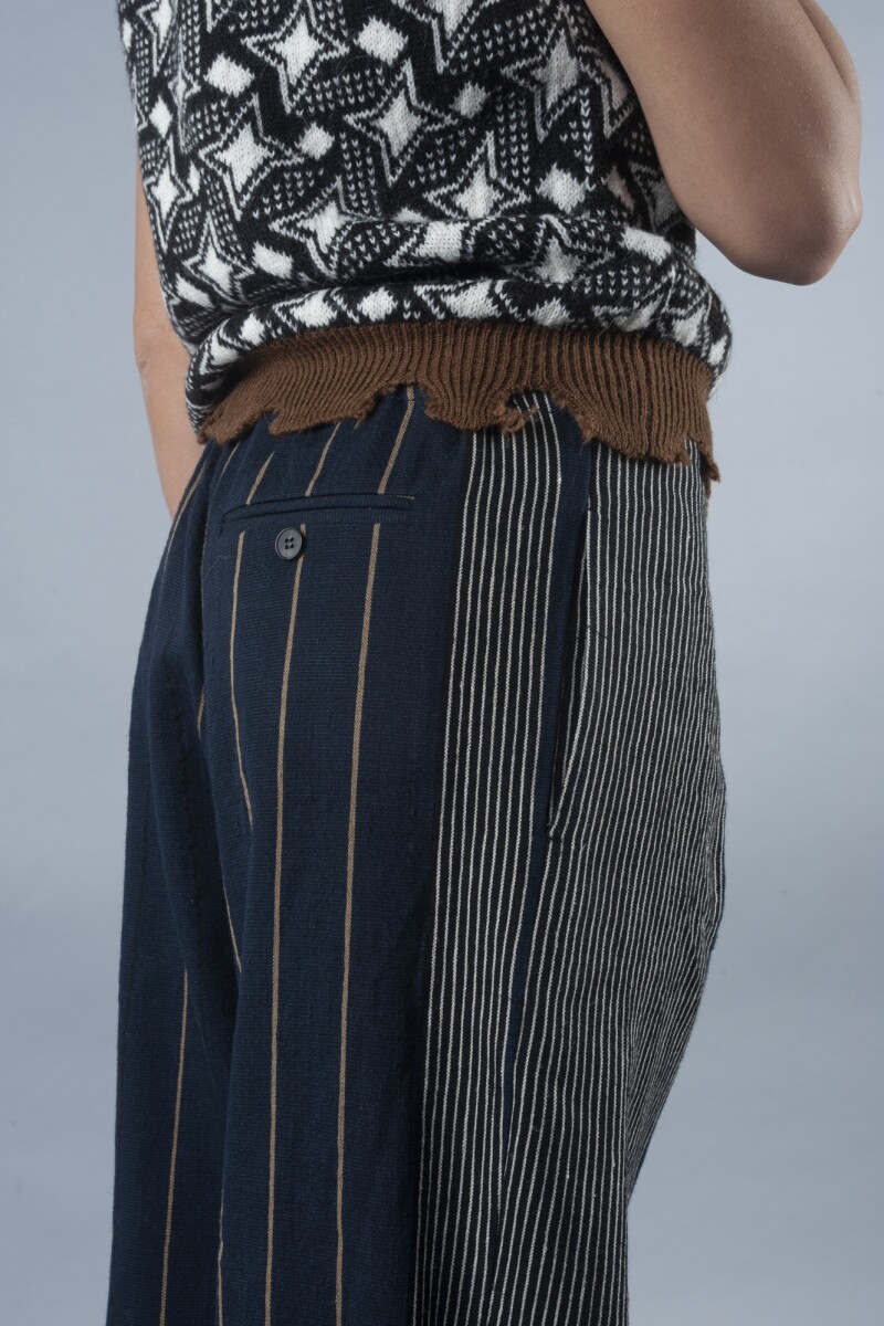 PANTALÓN RECTO Azul