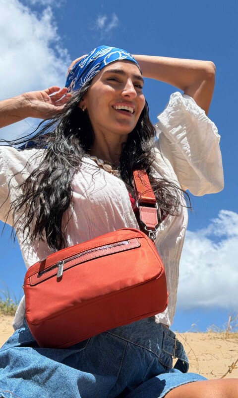 BANDOLERA JENGIBRE LADRILLO