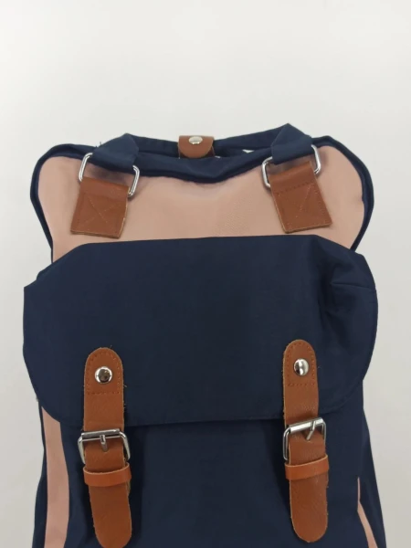 MOCHILA WANNA K121 AZU ROSA