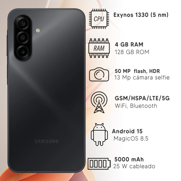 Samsung A17 4/128gb 5g + Regalo PK SAMSUNG A17 4/128 5G NEGRO + REGALO