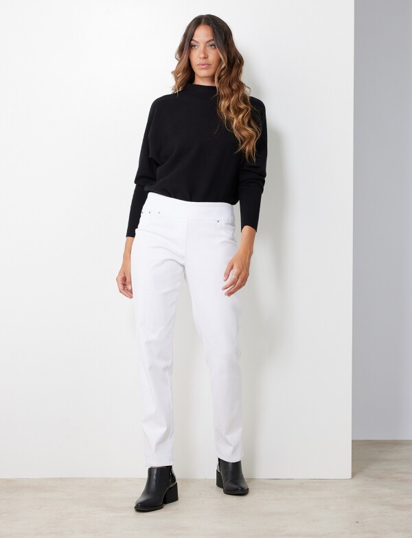 Jegging Pretina Ancha BLANCO