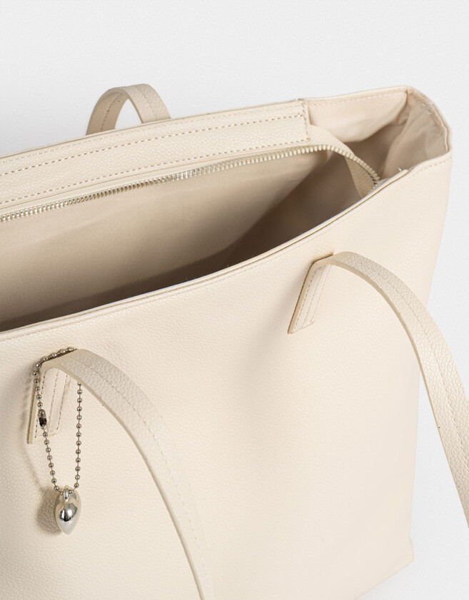 Mochilas Special Price Cartera Shopper Special Price - Blanco Crudo