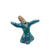 MINI DERVICHE DANZANTE CERAMICA - T1 Celeste