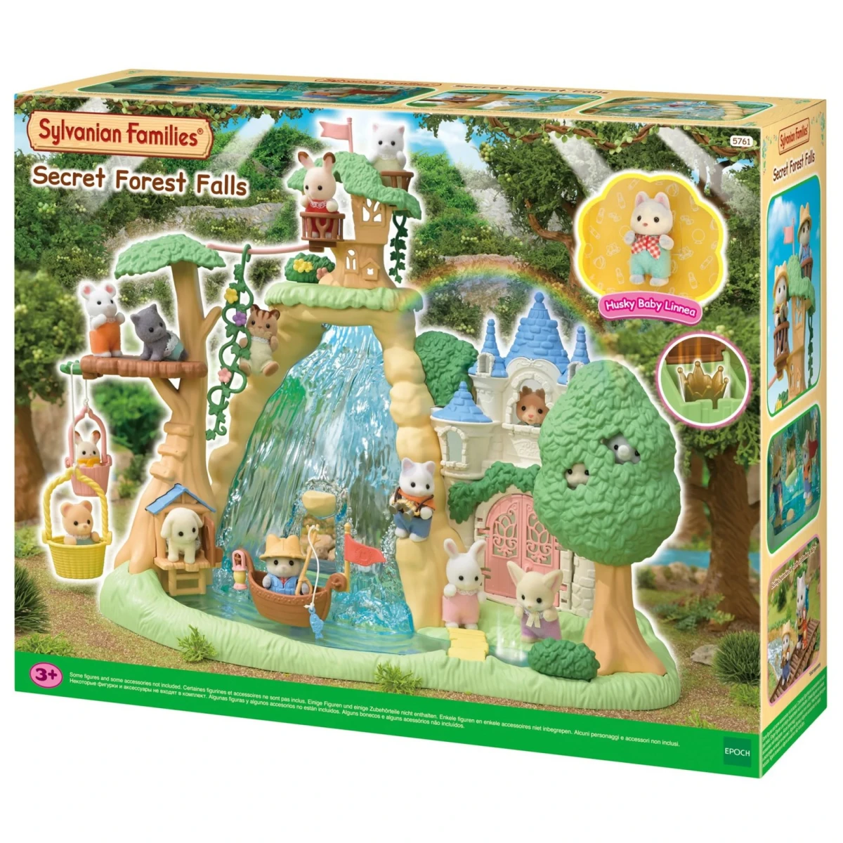 Sylvanian Families Set Cascada Bosque Secreto Ternurines - Variante Modelo Bosque 