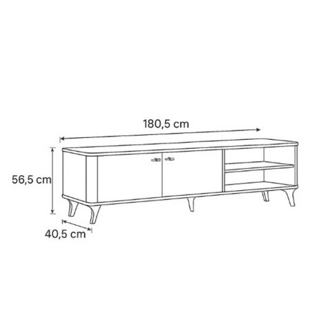 RACK NATIVA ARUMA 1.8 OFF WHITE/NATURE RACK NATIVA ARUMA 1.8 OFF WHITE/NATURE