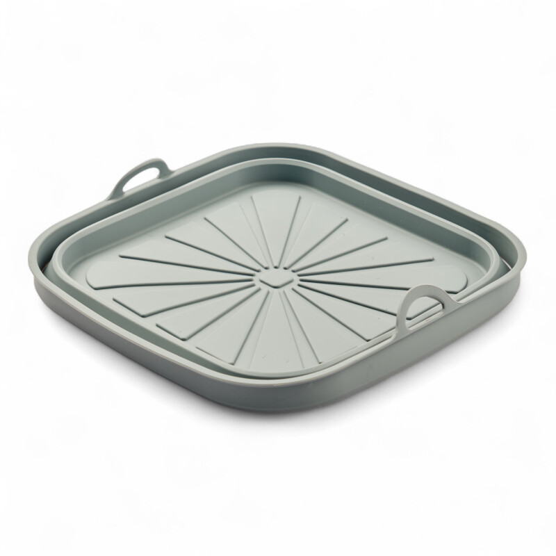 Bandeja Silicona Air fryer plegable 21x21x2 cuadrada Sin Color