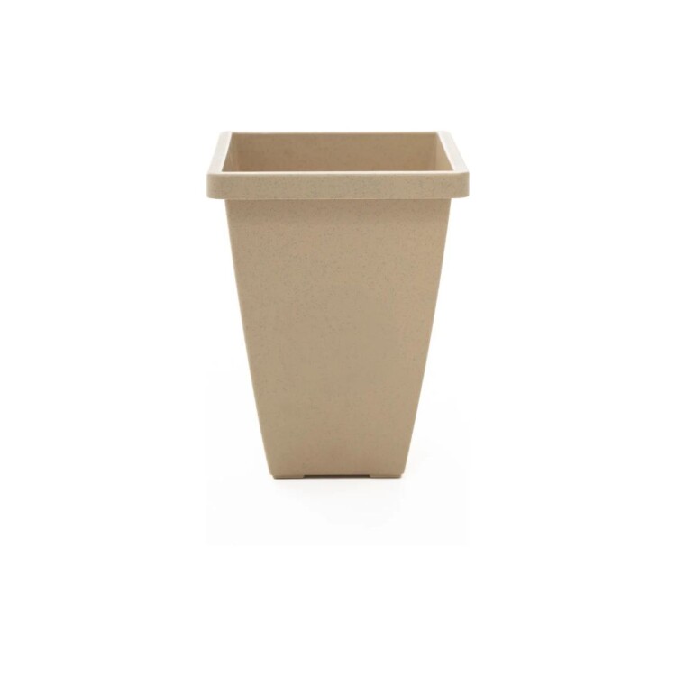 MACETA AZTECA PIRAMIDAL 12 LITROS BEIGE GRANITO MACETA AZTECA PIRAMIDAL 12 LITROS BEIGE GRANITO