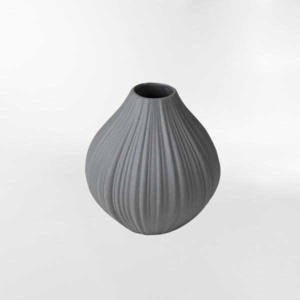 FLORERO PASTEL Gris - UNICO