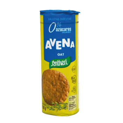 Galletas De Avena Sin Azúcar Santiveri Galletas Santiveri Avena 0%