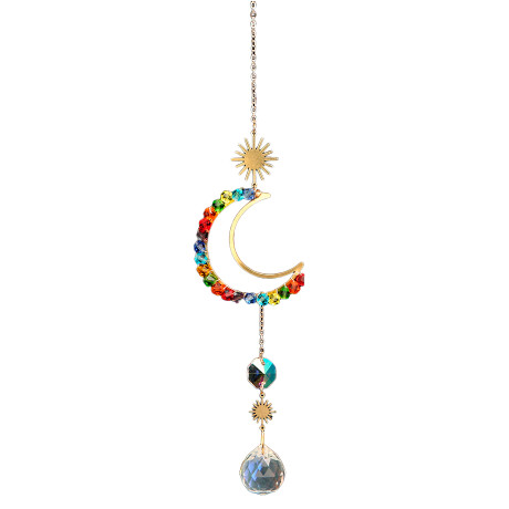 Atrapasol 1 Colgante Largo Perla Multicolor Cairel Redondo
