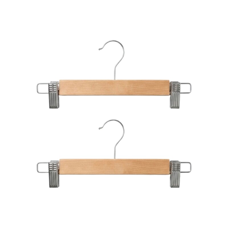 PERCHA MADERA C/PINZA 2PZAS Unica