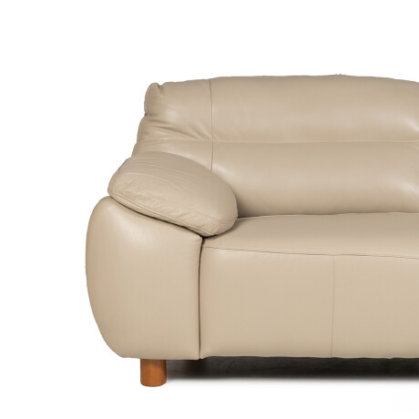 Sofá Romano - Cuero Básico - 3 cuerpos 519 (Beige)