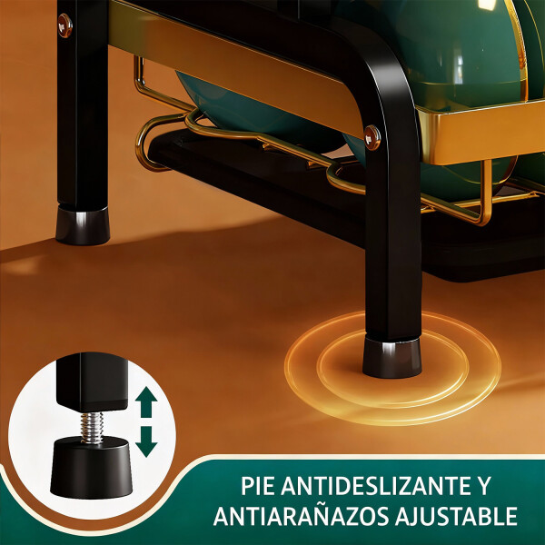 Escurridor Seca Platos 3 Niveles Cubiertos Fregadero Bandeja Estantes Cocina Alacena Imback Color Negro Escurridor Seca Platos 3 Niveles Cubiertos Fregadero Bandeja Estantes Cocina Alacena Imback Color Negro