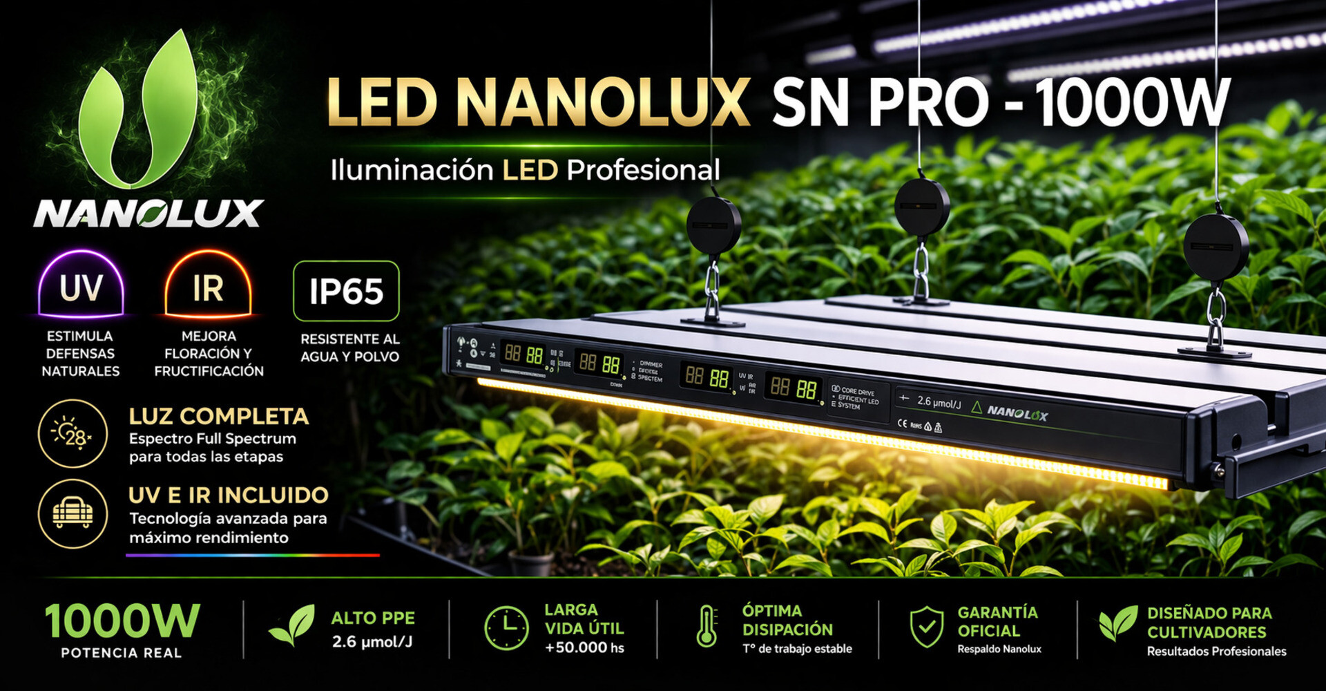 LED NANOLUX SN PRO - 1000W