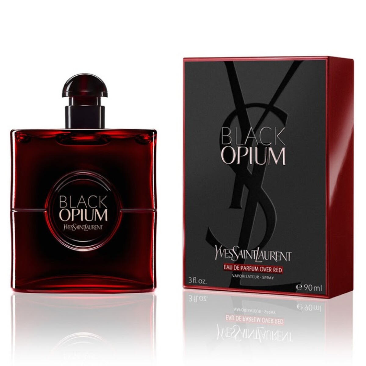 Perfume Ysl Black Opium Edp Over Red 90 Ml. 