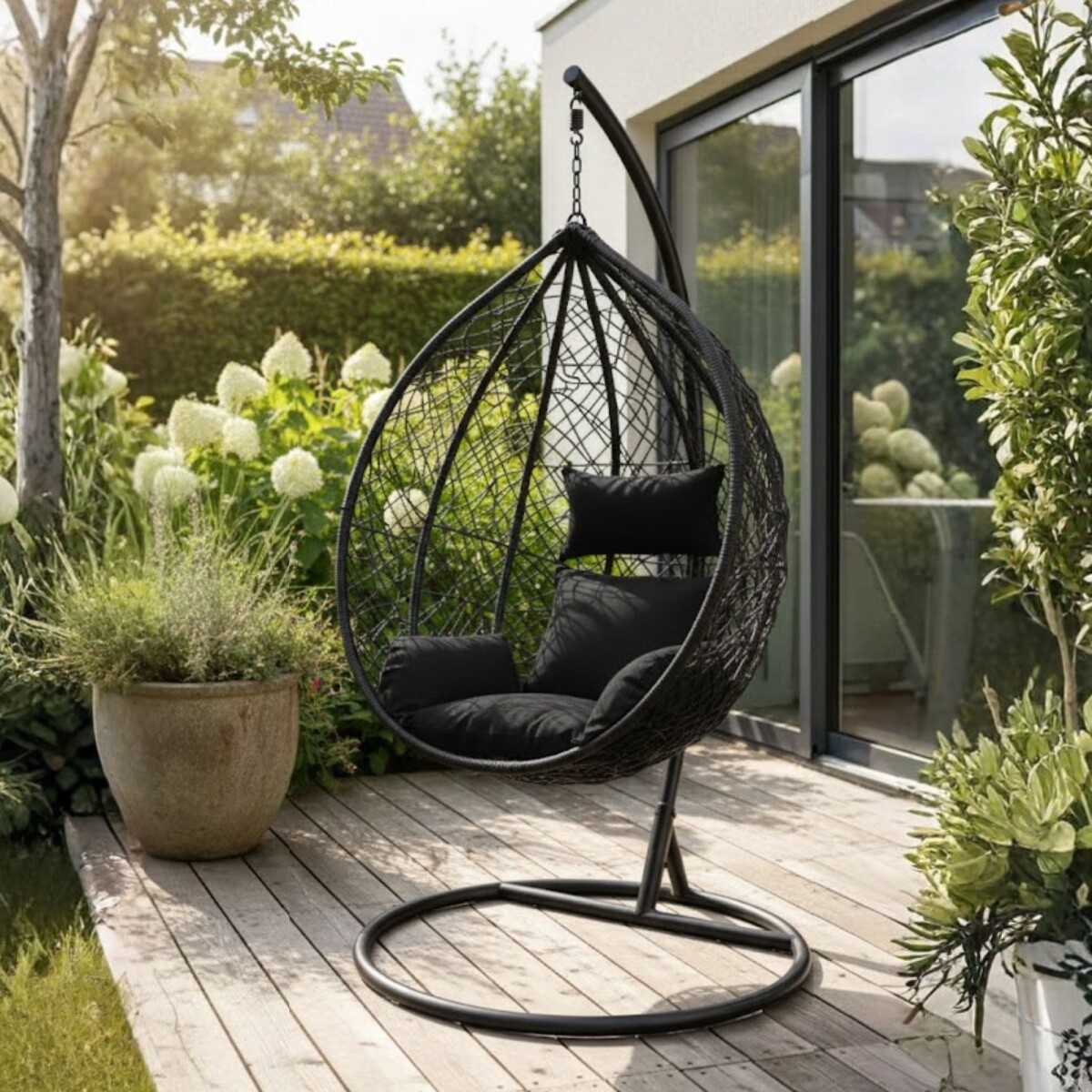 Hamaca Nido Colgante - Negro 