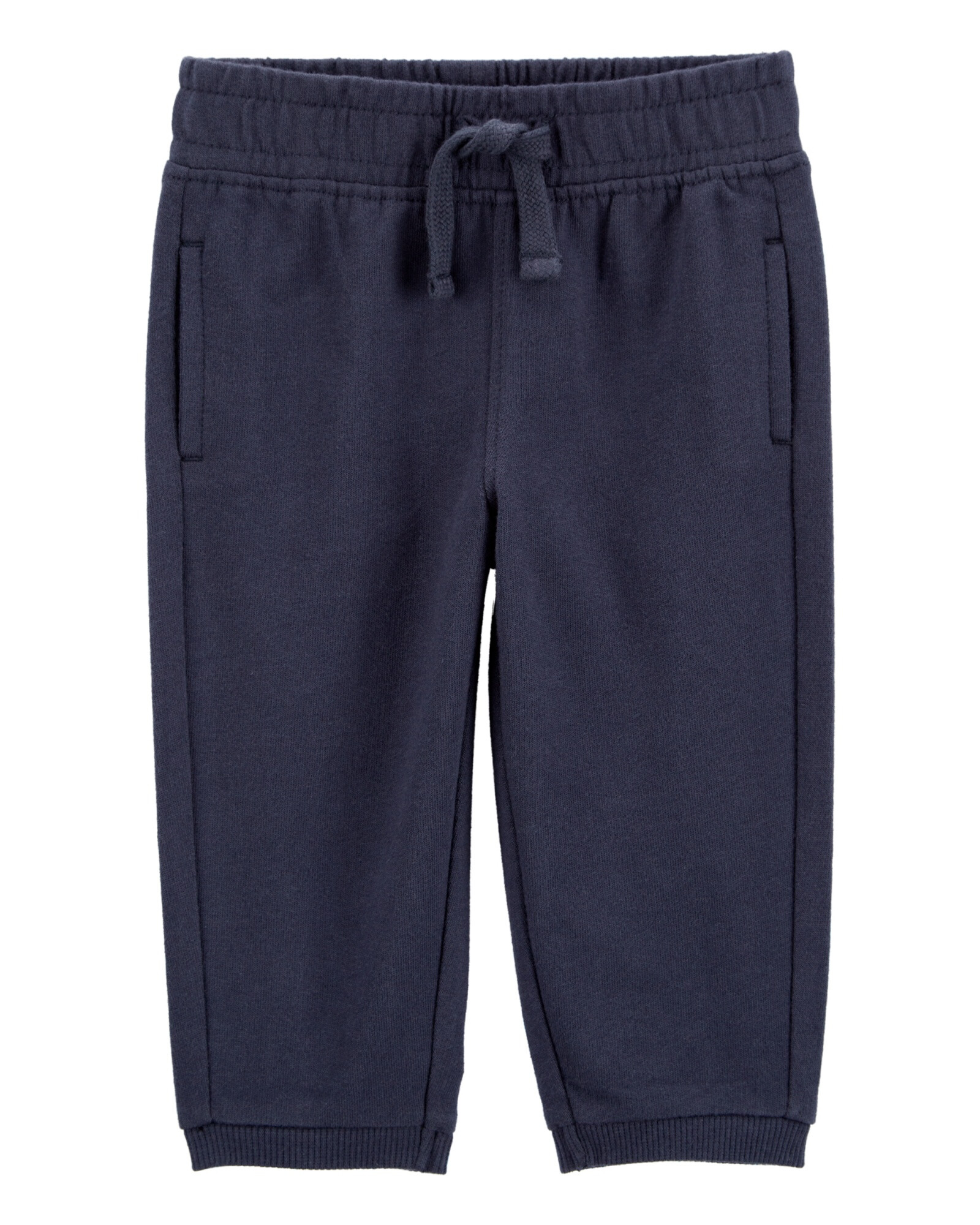 Pantalón deportivo de algodón, azul marino Sin color