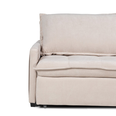 Sofá Cama Oliver - Tela Microfibra 12072 (Beige)